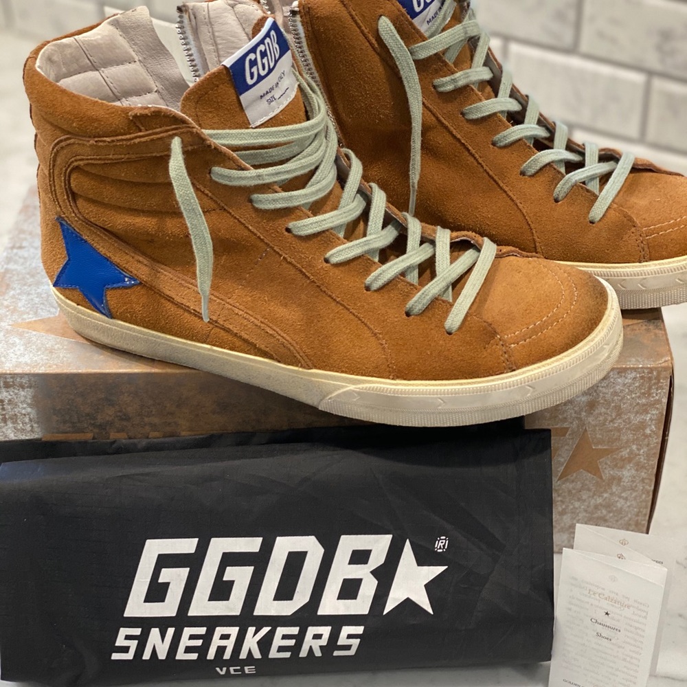 Golden Goose High Top Slide. Size 40